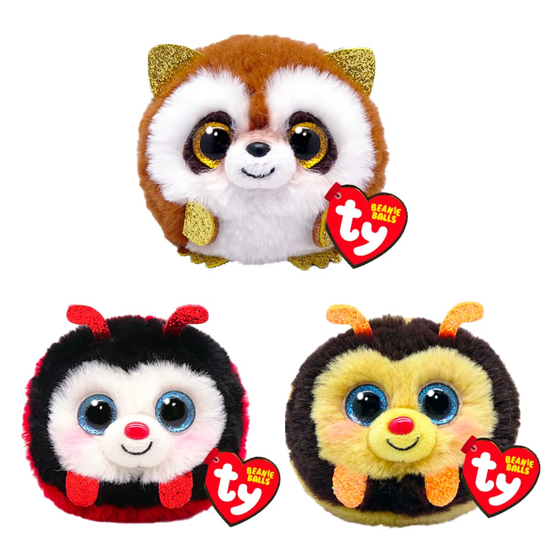 TY Puffies Soft Plush Toy Multipack | Izzy, Pickpocket, Zinger | 4